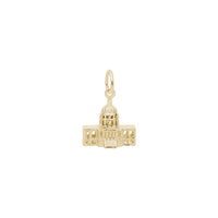 United States Capitol Building Charm yellow (14K) main - Popular Jewelry - New York