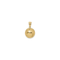 Volleyball 3D Pendant (14K) front - Popular Jewelry - New York