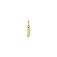 হোয়াইট হার্ট এনামেলড দুল হলুদ (14K) সাইড - Popular Jewelry - নিউ ইয়র্ক
