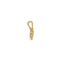 Ciondolo a mano di Buddha di perle bianche (14K) lato - Popular Jewelry - New York