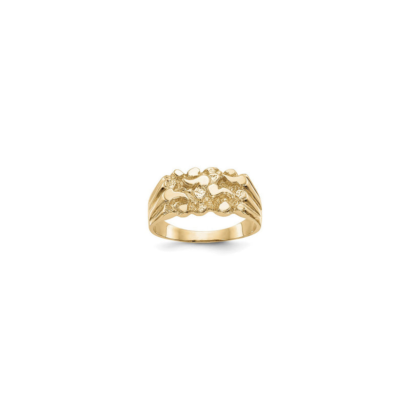 Wide Nugget Ring (14K) main - Popular Jewelry - New York
