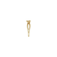 Willow Branch Ring (14K) side - Popular Jewelry - New York