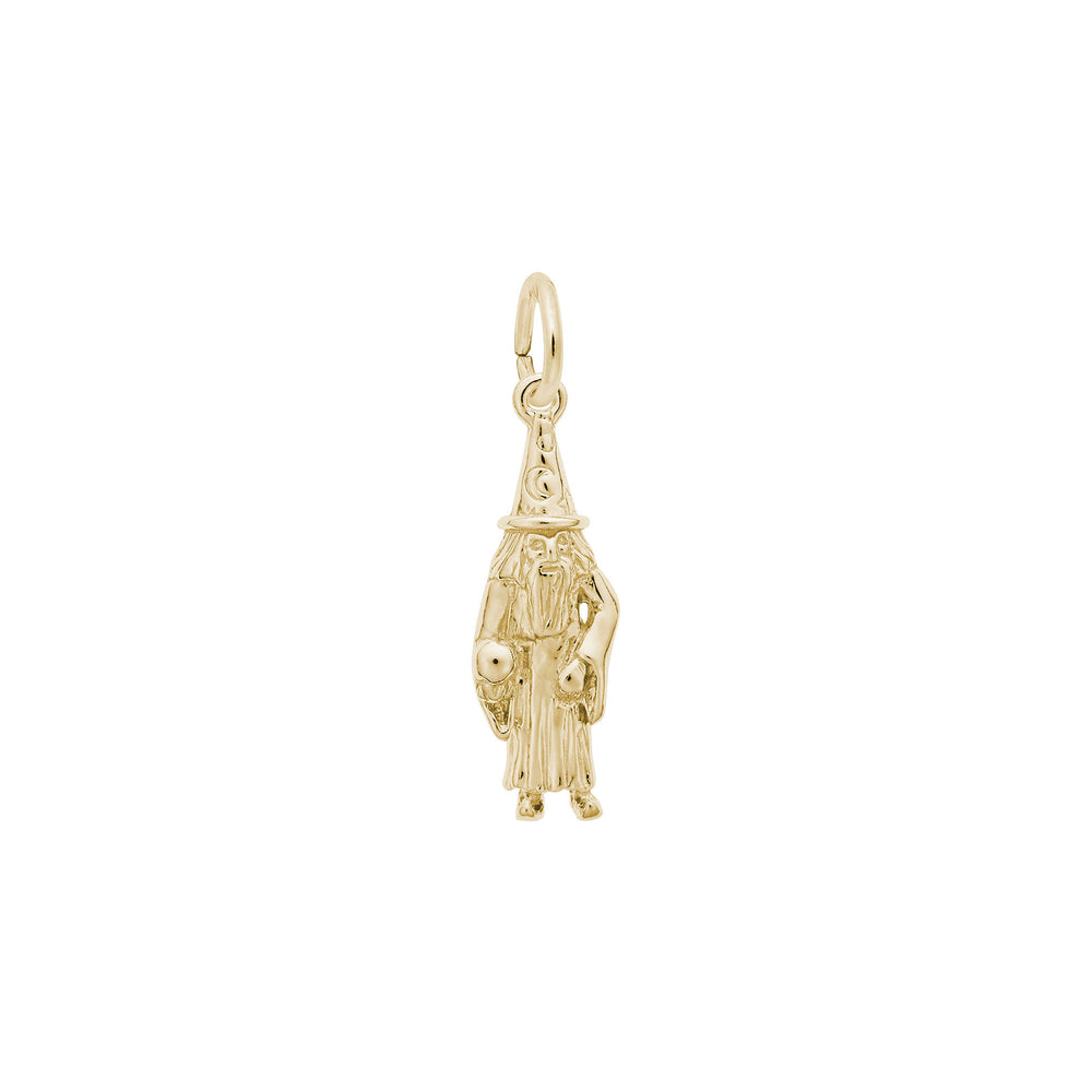 Wizard Charm yellow (14K) main - Popular Jewelry - New York