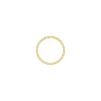 Woven Band yellow (14k) postavka - Popular Jewelry - New York