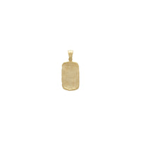 Золотий самородковий кулон «Необроблений діамант» (14 карат) назад - Popular Jewelry - Нью-Йорк