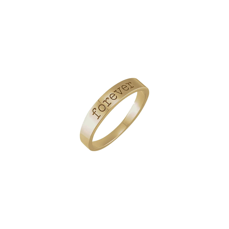 forever' Engraved Stackable Ring – Popular J