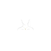 Right Half Heart Necklace (14K) preview - Popular Jewelry - New York