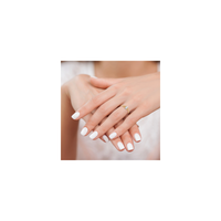 Oval White Topaz Solitaire Ring (14K) preview - Popular Jewelry - New York