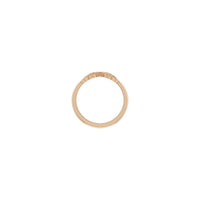 Angel Wings Stackable Ring rose (14K) setting - Popular Jewelry - New York