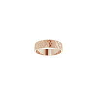 Criss Cross Patterned Ring ayaa kacay (14K) hore - Popular Jewelry - New York