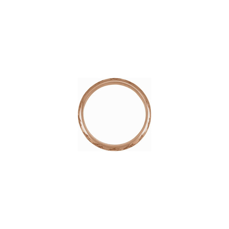 Curly Vines Wedding Ring rose (14K) setting - Popular Jewelry -New York