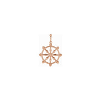 Dharmachakra Wheel Pendant rose (14K) main - Popular Jewelry - New York