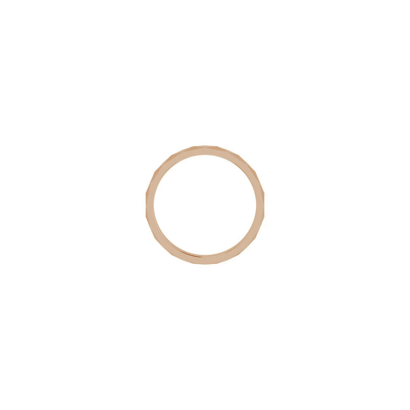 Diamond Pattern Ring (Rose 14K) setting - Popular Jewelry - New York