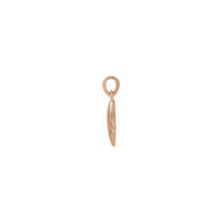 Mini Sea Shell Pendant (Rose 14K) side - Popular Jewelry - New York