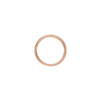 Nugget Gap Band-rozo (14K) agordo - Popular Jewelry - Novjorko