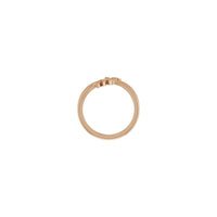 Reshen Zaitun Bypass Ring rose (14K) saitin - Popular Jewelry - New York