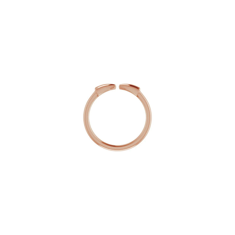 Stackable Spike Ring rose (14K) setting - Popular Jewelry - New York