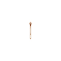 Stackable Spike Ring rose (14K) side - Popular Jewelry - New York