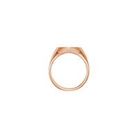 Wholesome Heart Signet Ring rose (14K) setting - Popular Jewelry - New York