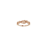 Willow Branch Ring rose (14K) front - Popular Jewelry - New York
