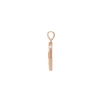 വുൾഫ് സ്പിരിറ്റ് അനിമൽ പെൻഡന്റ് റോസ് (14K) സൈഡ് - Popular Jewelry - ന്യൂയോര്ക്ക്