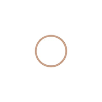 Configuració de rosa d'anell apilable gravat "per sempre" (14K) - Popular Jewelry - Nova York