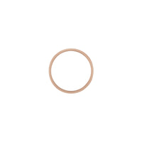 'Ikaw lang' Gikulit nga Stackable Ring rosas (14K) setting - Popular Jewelry - New York