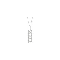 2022 ಪದವಿ ವರ್ಷದ ನೆಕ್ಲೇಸ್ ಬಿಳಿ (14K) ಮುಂಭಾಗ - Popular Jewelry - ನ್ಯೂ ಯಾರ್ಕ್