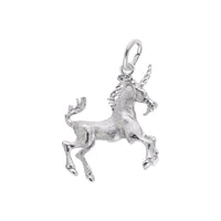 Ancient Unicorn Pendant white (14K) main - Popular Jewelry - New York