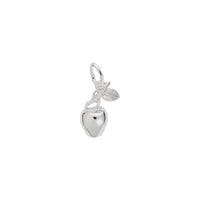 Apple Charm white (14K) ka sehloohong - Popular Jewelry - New york