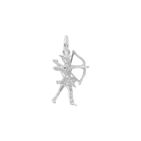 Archer Charm white (14K) main - Popular Jewelry - New York
