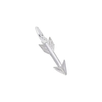 Arrow Charm white (14K) main - Popular Jewelry - New York