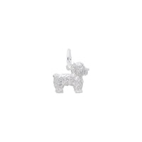 Bichon Frise Dog Charm white (14K) main - Popular Jewelry - New York