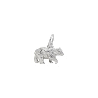 Black Bear Charm white (14K) main - Popular Jewelry - New York