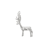 Buck Deer Charm white (14K) main - Popular Jewelry - New York