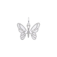 Butterfly Charm white (14K) main - Popular Jewelry - New York