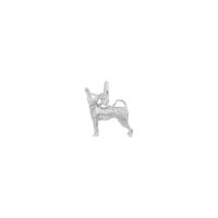 Chihuahua Dog Charm white (14K) main - Popular Jewelry - New York