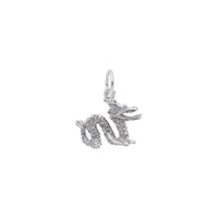 Maciji na kasar Sin Dragon Charm white (14K) babban - Popular Jewelry - New York