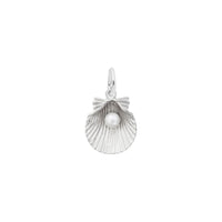 Clamshell бо Pearl Charm сафед (14K) асосӣ - Popular Jewelry - Нью-Йорк
