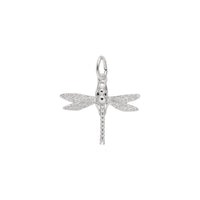 Dragonfly Charm white (14K) main - Popular Jewelry - New York