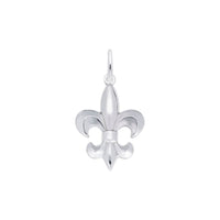 Fleur de Lis Charm white (14K) main - Popular Jewelry - New York