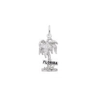 Florida Palm Tree Charm blan (14K) prensipal - Popular Jewelry - Nouyòk