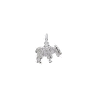 Goat Charm white (14K) main - Popular Jewelry - New York