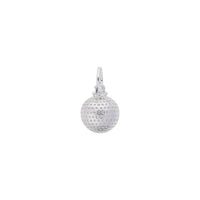 Golf Ball Charm white (14K) main - Popular Jewelry - New York