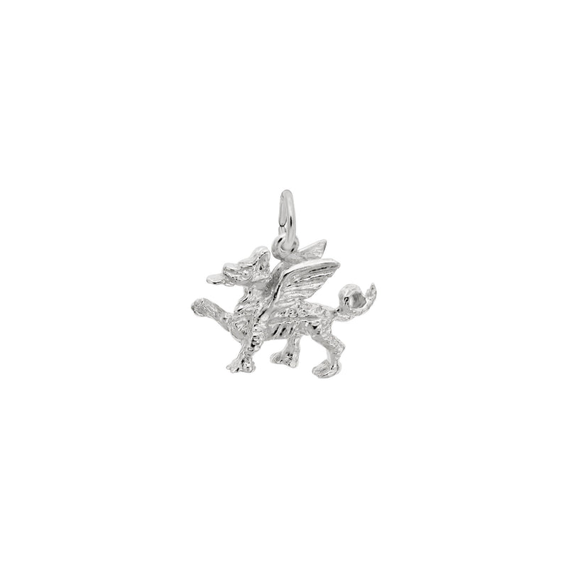 Griffin Charm white (14K) main - Popular Jewelry - New York