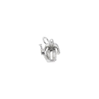 Hockey Goalie Charm white (14K) main - Popular Jewelry - New York