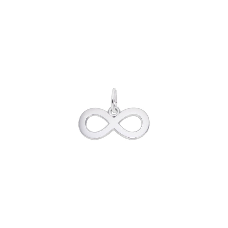 Infinity Symbol Charm white (main) - Popular Jewelry - New York