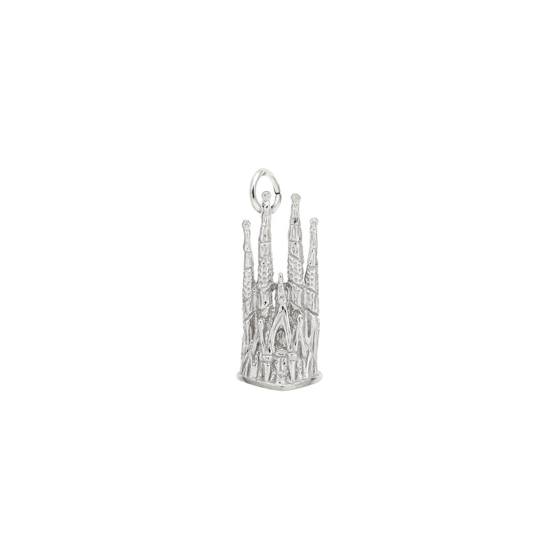 La Sagrada Familia Basilica Charm white (14K) main - Popular Jewelry - New York