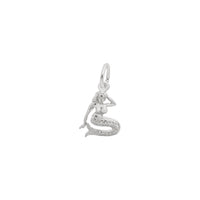 Mermaid Charm blan (14K) prensipal - Popular Jewelry - Nouyòk