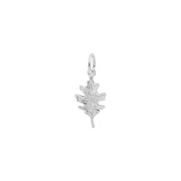 Oak Leaf Charm putih (14K) utama - Popular Jewelry - New York